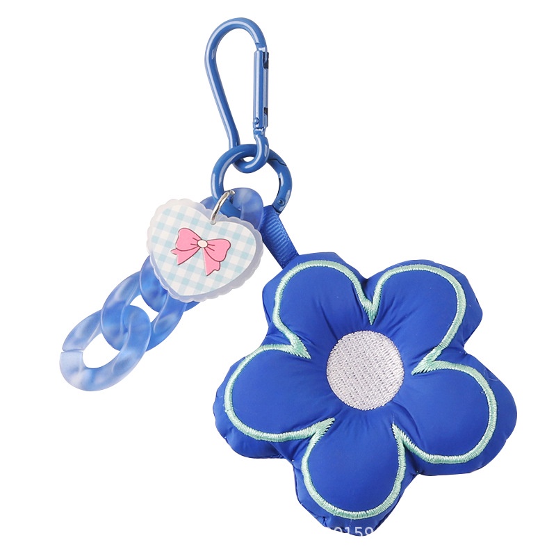 Mới Móc Khóa Xe Hơi / Tai Nghe Vải Họa Tiết Hoa Độc Đáo Thời Trang