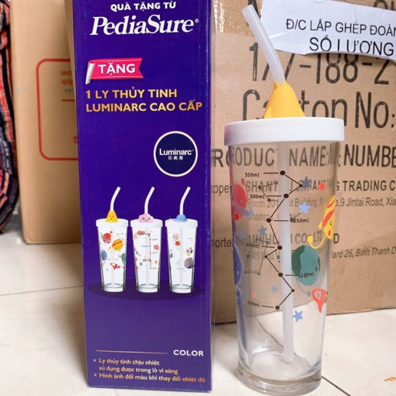 LY THUỶ TINH LUMINARC HKM SỮA PEDIASURE