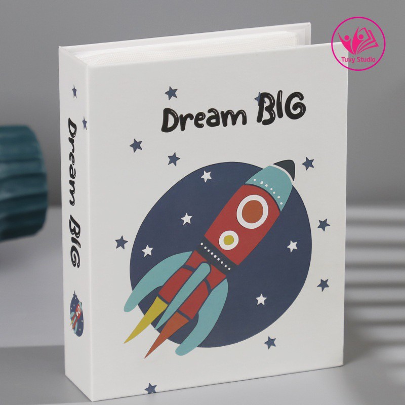 Album ảnh 9x12 đựng 200 tấm bìa giấy cứng đẹp siêu cute để ảnh cho con, ảnh gia đình, làm quà tặng tại Tú Vy Studio