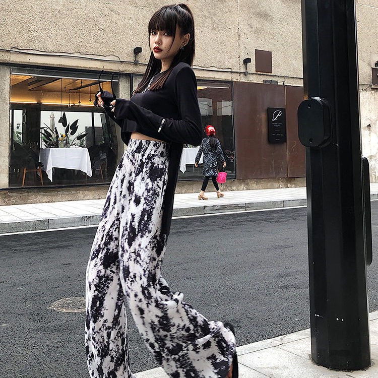 Quần Dài Ống Rộng Họa Tiết Đẹp Mắt Thời Trang Cho Nữ | BigBuy360 - bigbuy360.vn