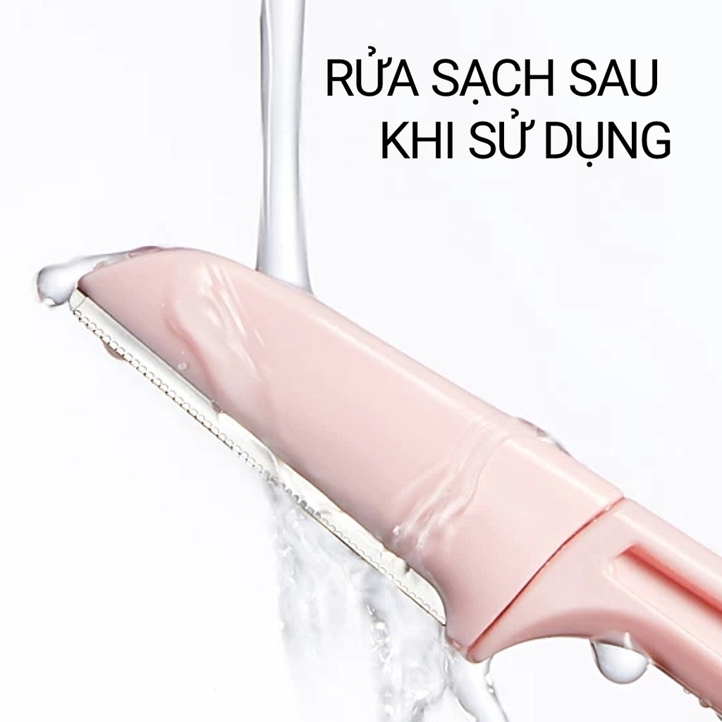 Hộp 3 Dao Cạo Tỉa Lông Mày Tạo Nét Chân Mày Hàn Quốc