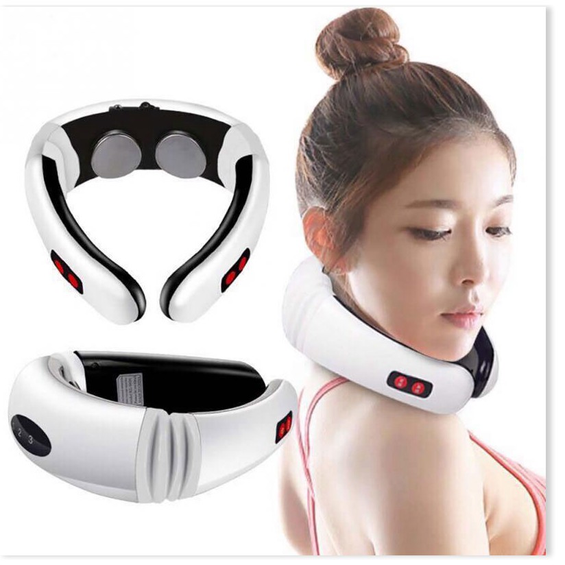 Máy Massage Xung Điện Neck KL-5830Free Ship Cảm ứng xung điện 3D, Giúp nhức mỏi cổ, vai, gáy tuyệt đối.