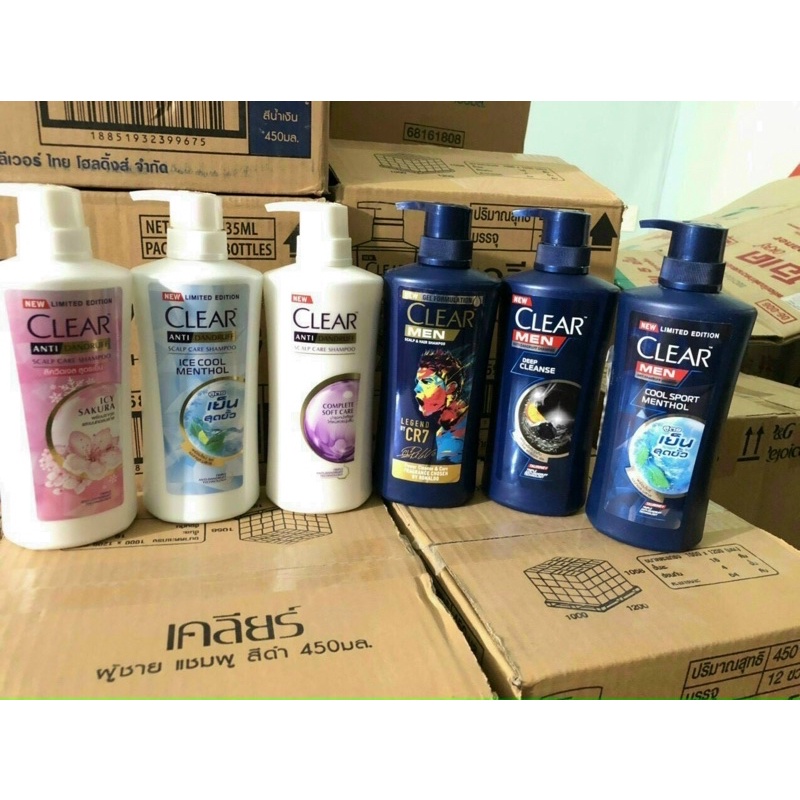 Dầu gội clear đủ mùi