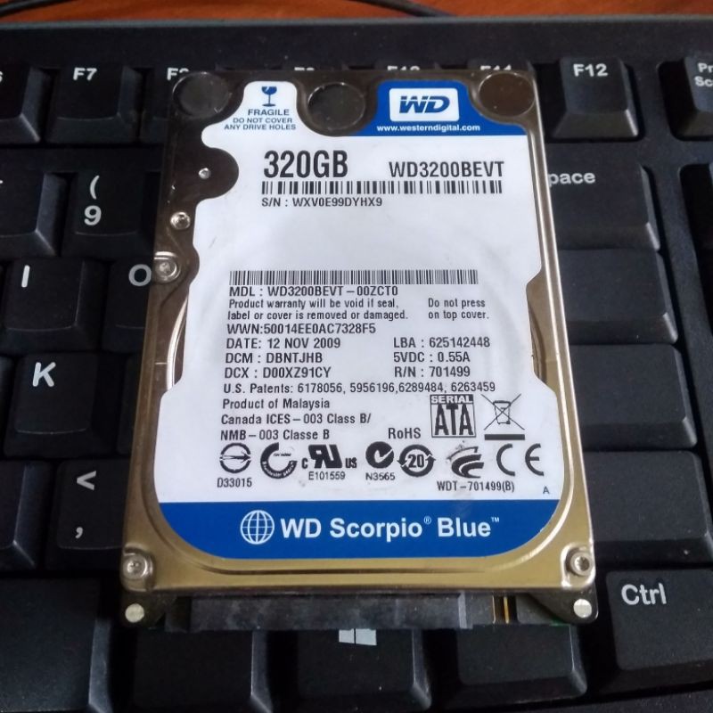 Ổ Cứng Ps2 Ps3 Laptop 320gb Sentinel 100%