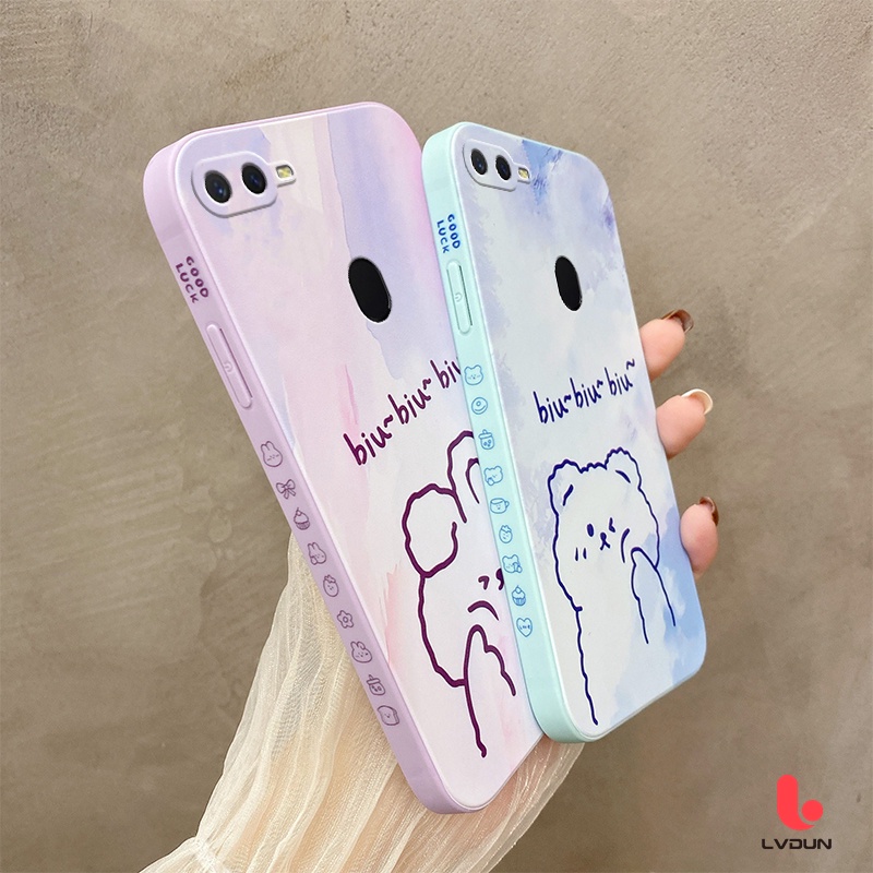 Ốp lưng oppo a5s a12 f9 cute cartoon case oppo a7 oppo f9 a12 a7 a5s soft silicone case