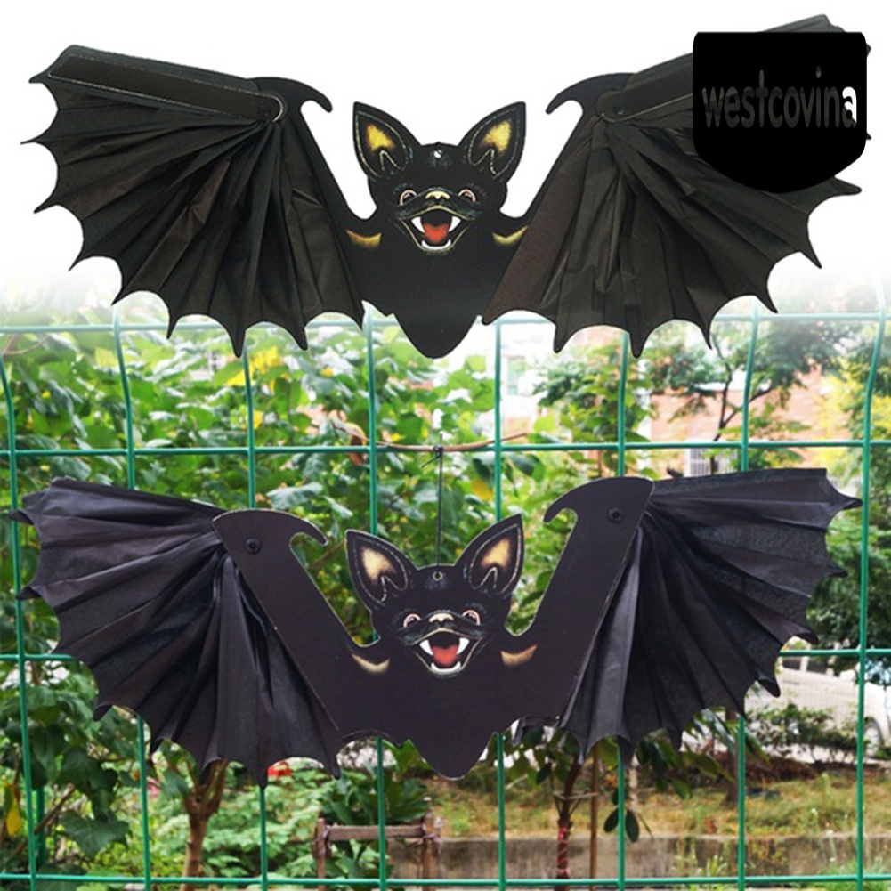 [Hot]☀ Phụ Kiện Trang Trí Halloween Hình Dơi Có Thể Gấp Gọn Tiện Lợi