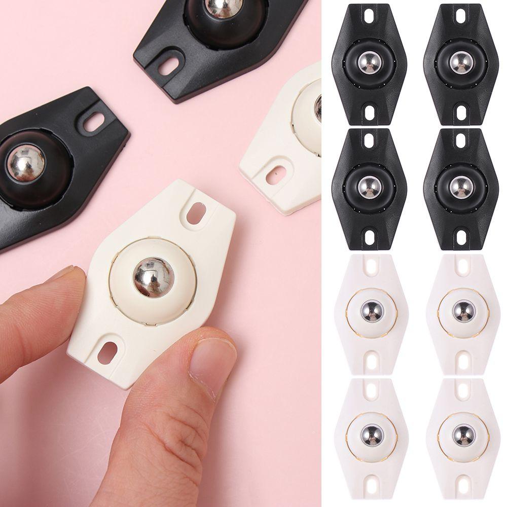YOLA Set 4 Bánh Xe Ròng Rọc Mini Xoay 360 Độ Bằng Thép Không Gỉ