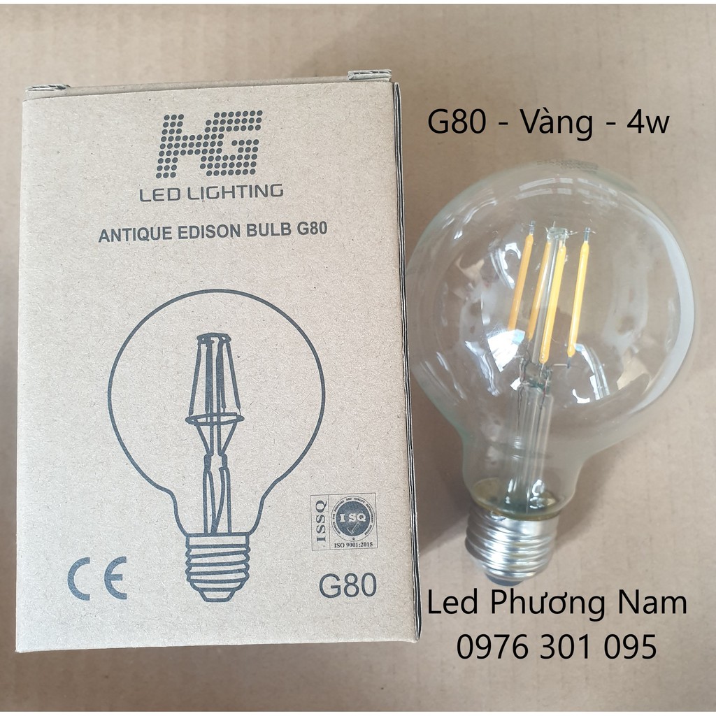 [COMBO] Dây Đuôi Đèn và Bóng Led EDISON
