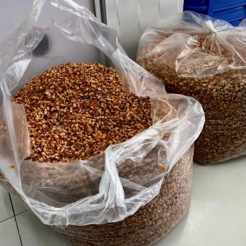 Đầu tôm khô siêu sạch, nấu canh, đặc sản Cà Mau, Ép chân không gói 500g - Hải sản khô 69.