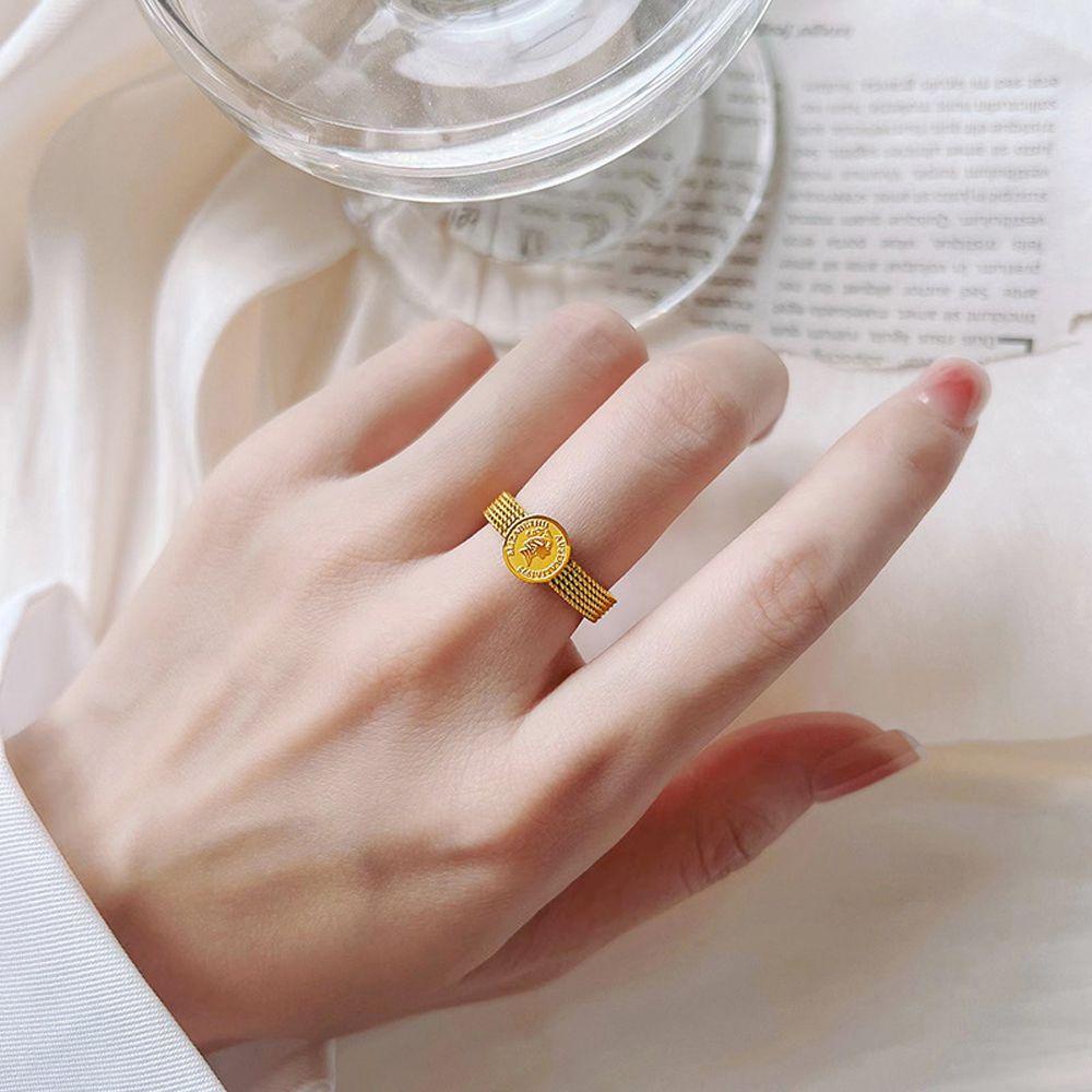 Nhẫn Nữ Hoàng Thời Trang Thiết Kế Đơn Giản Thích Hợp Làm Quà Tặng Valentine