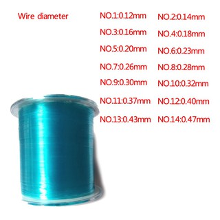 Durable 500m fishing line strong braided lines strands nylon wire 2.5-14.2kg