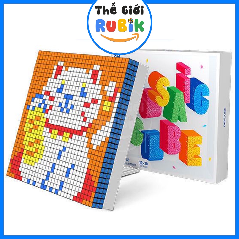 Gan Mosaic Cube Bộ Xếp Tranh Bằng Rubik 3x3 Hãng GAN CUBE. Bộ 36 Cube & Bộ 100 Cube Đồ Chơi Thông Minh  | Thế Giới Rubik