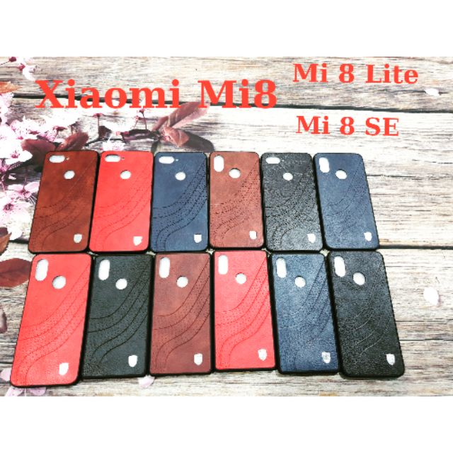 Ốp lưng da cho Xiaomi Mi 8 /Mi 8 SE /Mi8 Lite