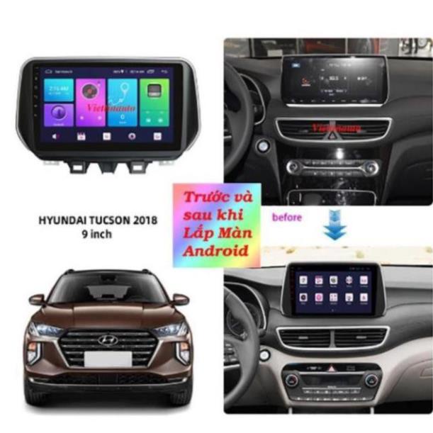 [Sale] Mặt dưỡng Huyndai Tucson 2019-2021, 9 inch Kèm rắc nguồn Zin | BigBuy360 - bigbuy360.vn