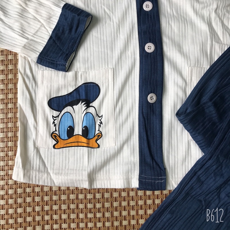 Bộ Pyjama nữ đũi cao cấp Quảng Châu Vịt xanh, Vịt Hồng KMH02 | BigBuy360 - bigbuy360.vn