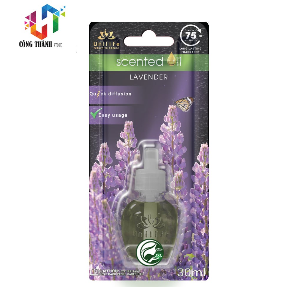 Tinh dầu Lavender nguyên chất ❄chai 30ml❄ tinh dầu thiên nhiên hoa Oải Hương nguyên chất Unilife - CHÍNH HÃNG