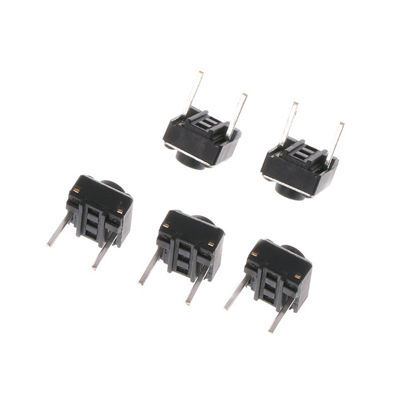 Bộ 100 nút bấm 2 chấu kích thước 6x6x5mm