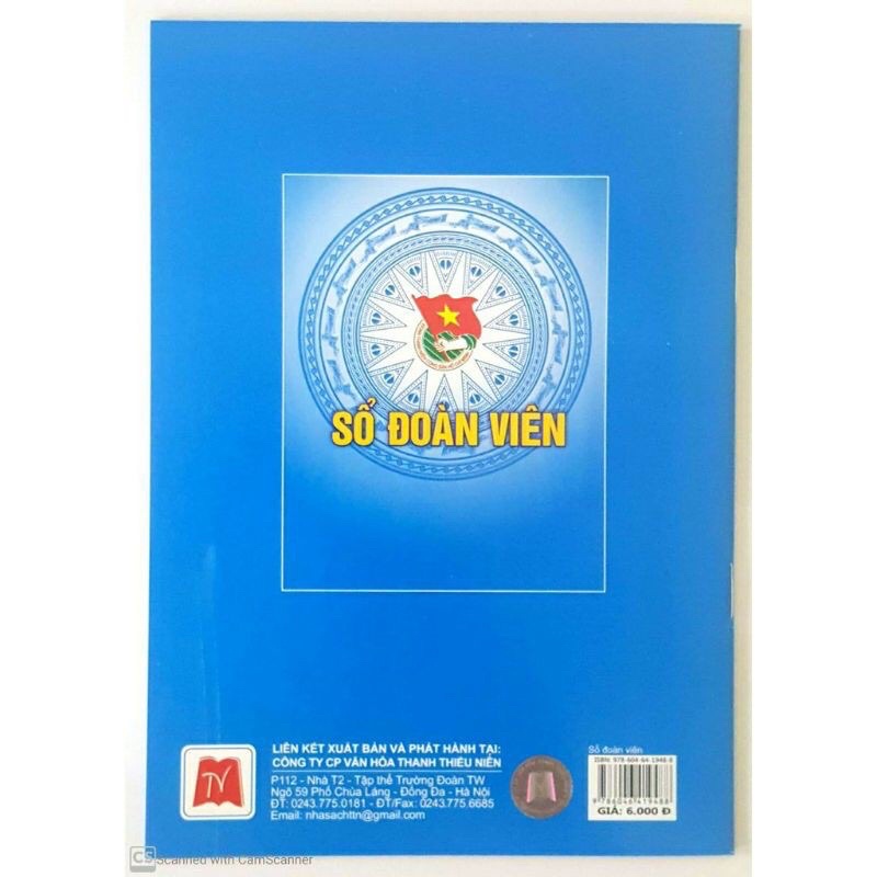 Sổ Đoàn viên mẫu mới nhất-Chính hãng