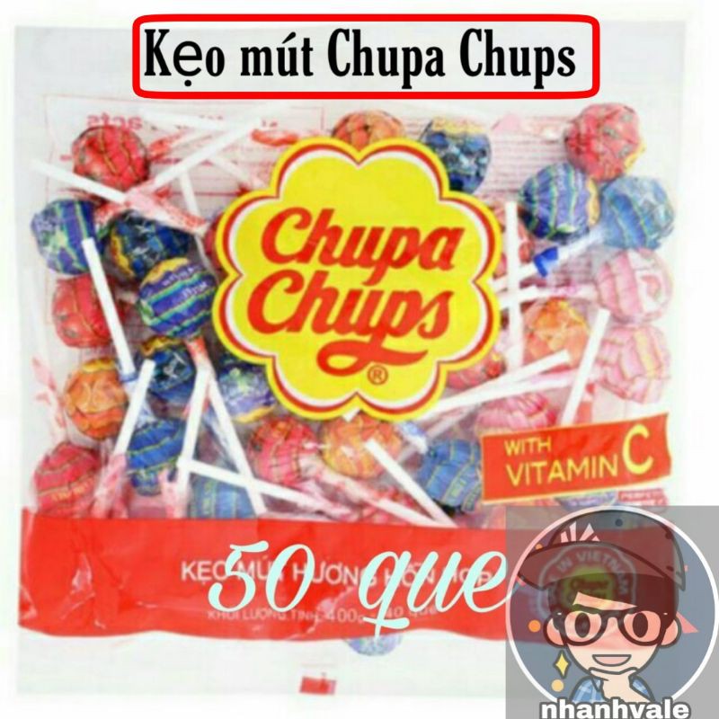 Bịch 50 Que Kẹo Mút Chupa Chups
