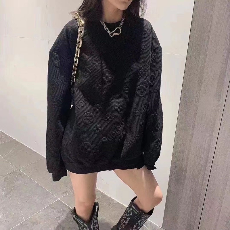 Áo Nỉ Supreme Hoạ Tiết Dập Nổi