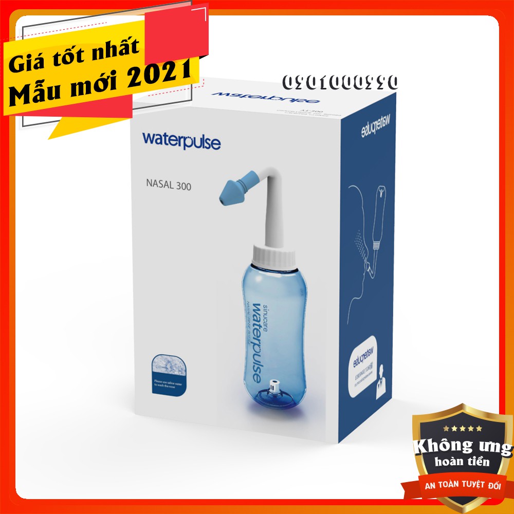 [Hàng chính hãng, full box] Bình rửa mũi cho bé Waterpulse - 2 vòi rửa TẶNG KÈM