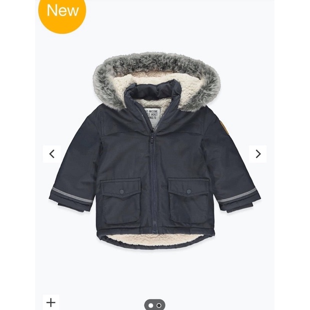 Áo parka cho bé trai Matalan UK săn sale size 2/3