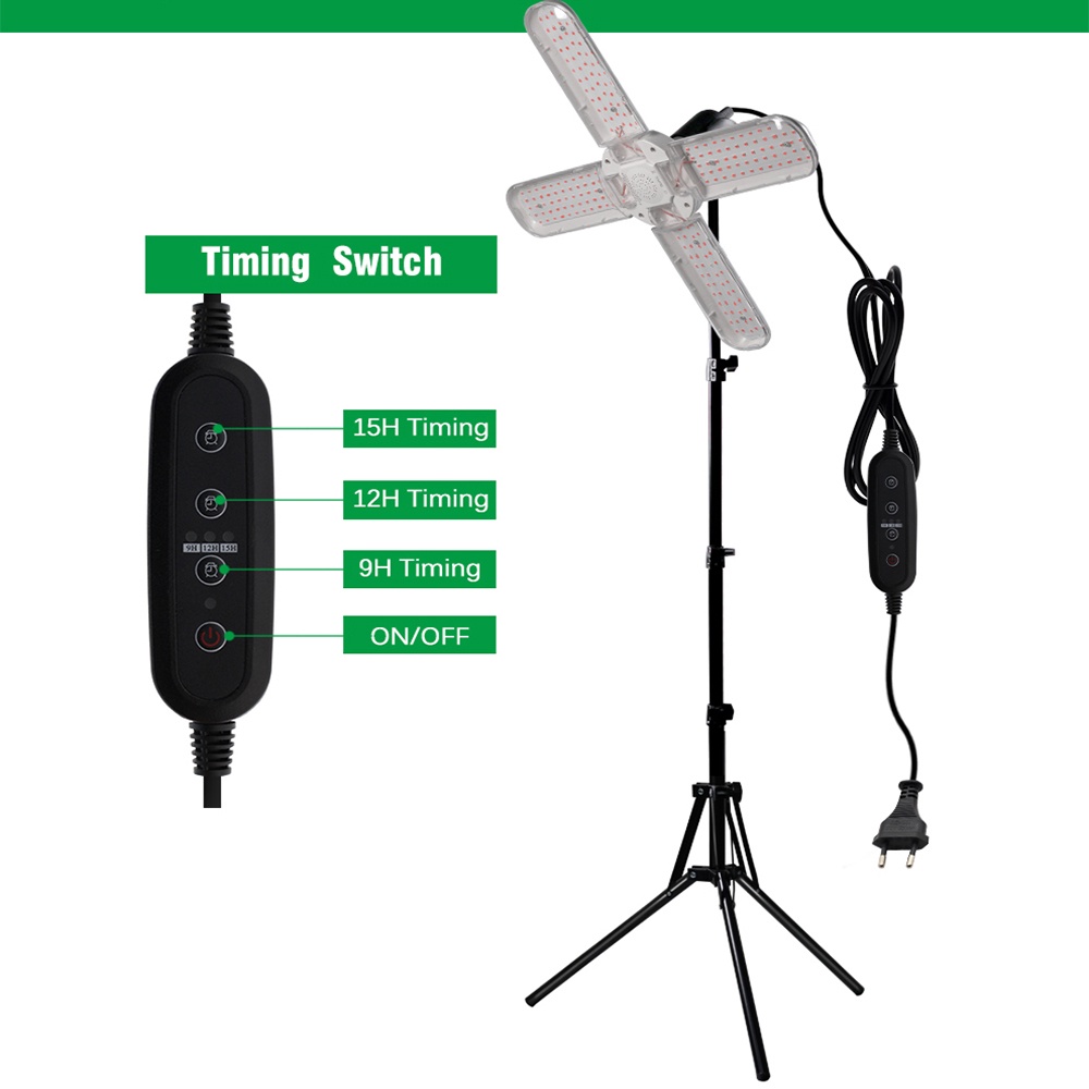 Đèn Led Trồng Cây 24W 36W 48W E27 Bóng Đèn Trồng Cây Trong Nhà Với Chân Máy