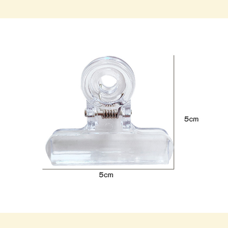 Kẹp Nhựa Acrylic Trong Suốt 22 / 33 / 38 / 50mm
