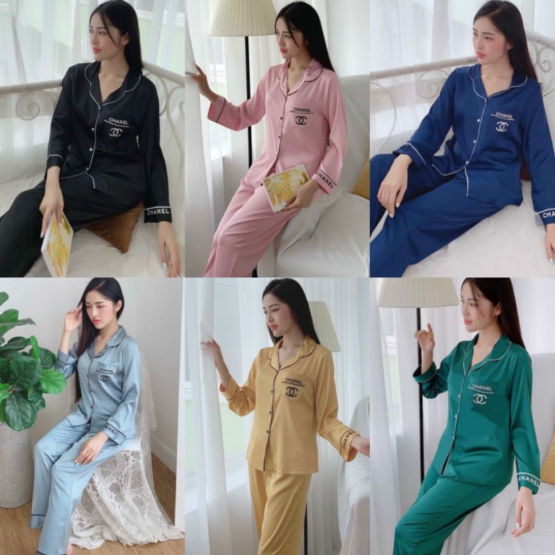 ✅BIGSIZE PIJAMA (60-75KG) LỤA LATIN TAY DÀI QUẦN DÀI, ĐỒ BỘ SAU SINH , ĐỒ BỘ CHO NGƯỜI BÉO, Đồ bộ cho người mập✅