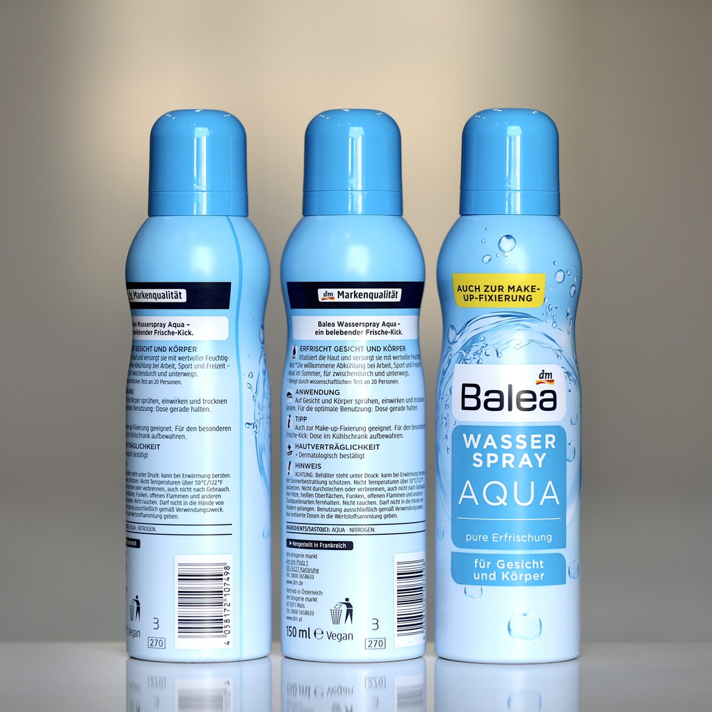 Xịt khoáng Balea Wasserspray Aqua, 150 ml - Hàng Đức | BigBuy360 - bigbuy360.vn