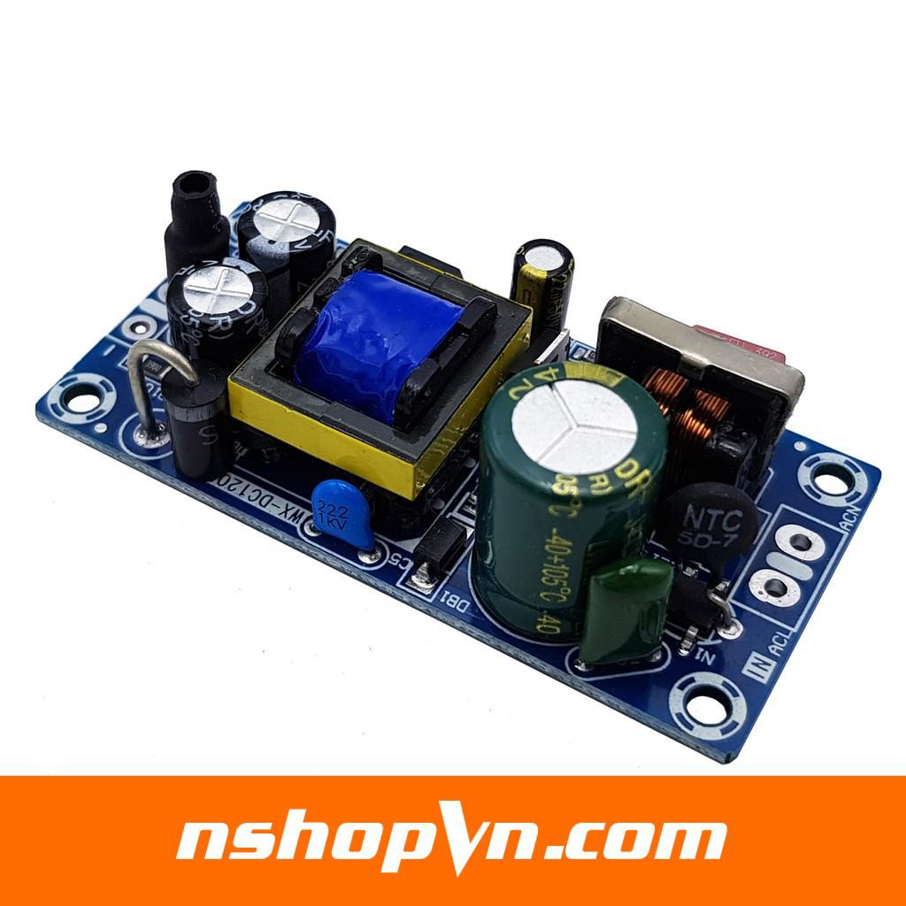 Module nguồn 5V 2A hạ điện 220V xuống 5V chất lượng cao bảo vệ quá nhiệt độ. bảo vệ quá tải, bảo vệ ngắn mạch