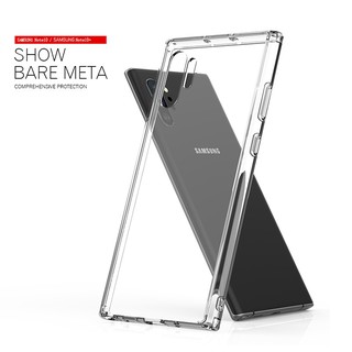 Ốp lưng likgus trong suốt lưng cứng viền silicone dẻo cho samsung galaxy note 20 ultra/5g/note 10/20/note 10 plus/lite