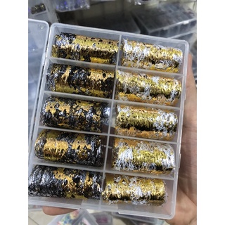[Phụ Kiện nail] Set foil set 10 cuộn