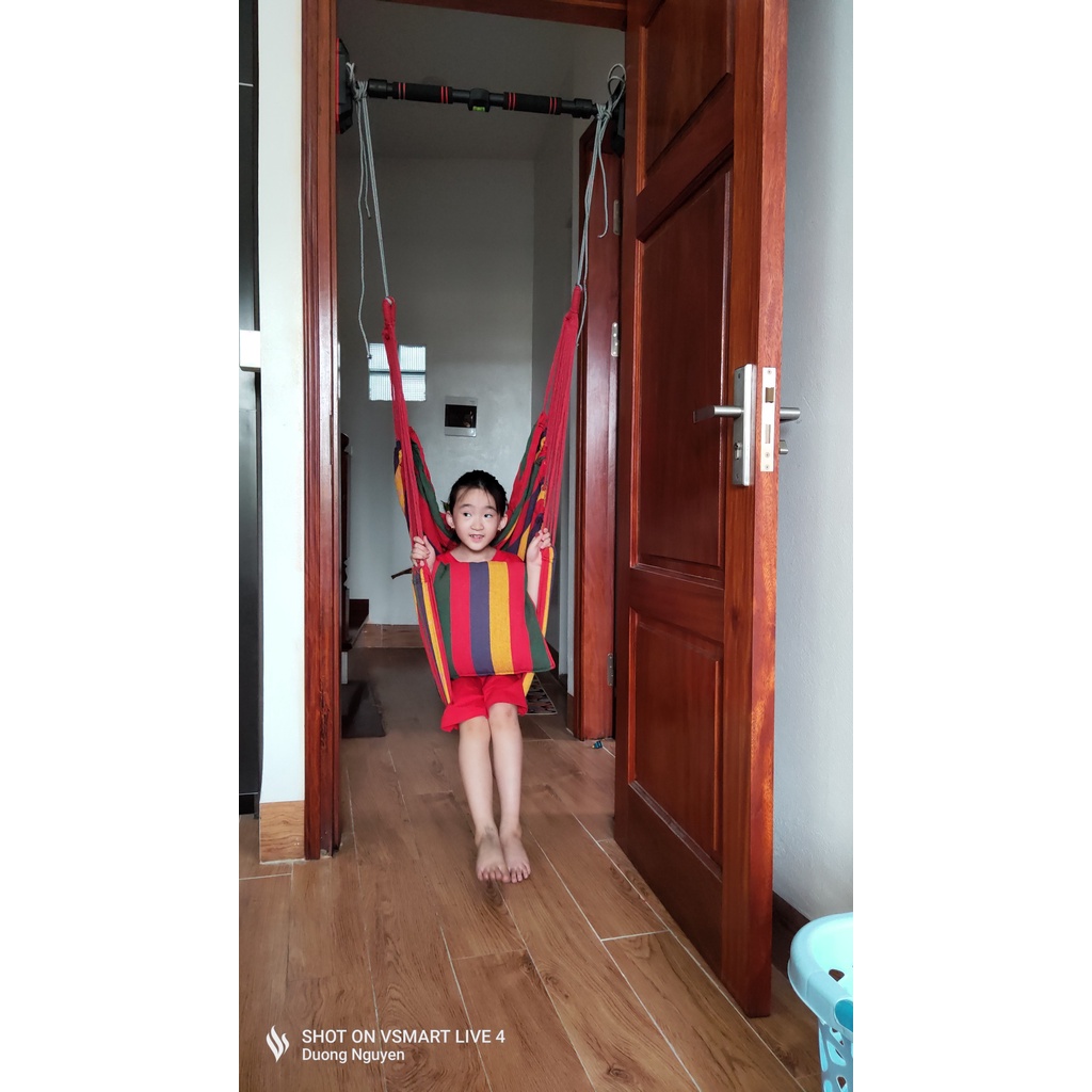 XÍCH ĐU VẢI VINTAGE, XÍCH ĐU GHẾ VÕNG SÂN VƯỜN TRANG TRÍ NHÀ CỬA