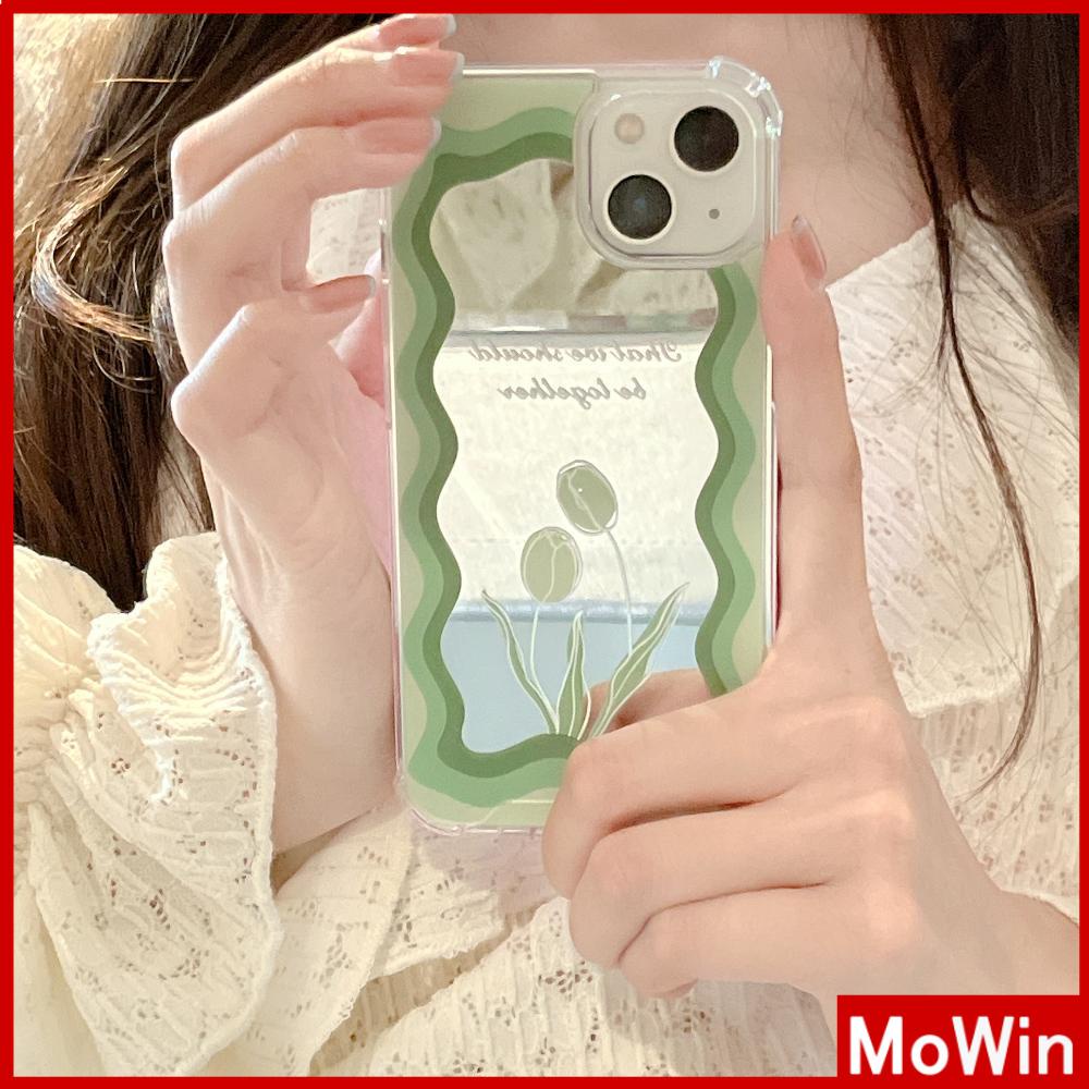 Ốp điện thoại acrylic HD chống sốc bảo vệ camera tích hợp gương thích hợp cho iPhone 11 13 Pro Max 12 Pro Max 7 Plus xr