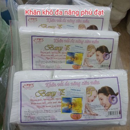 Khăn vải khô đa năng  Baby Hiền Trang Gói 200g~Khăn Vải Khô Đa Năng Chính Hãng