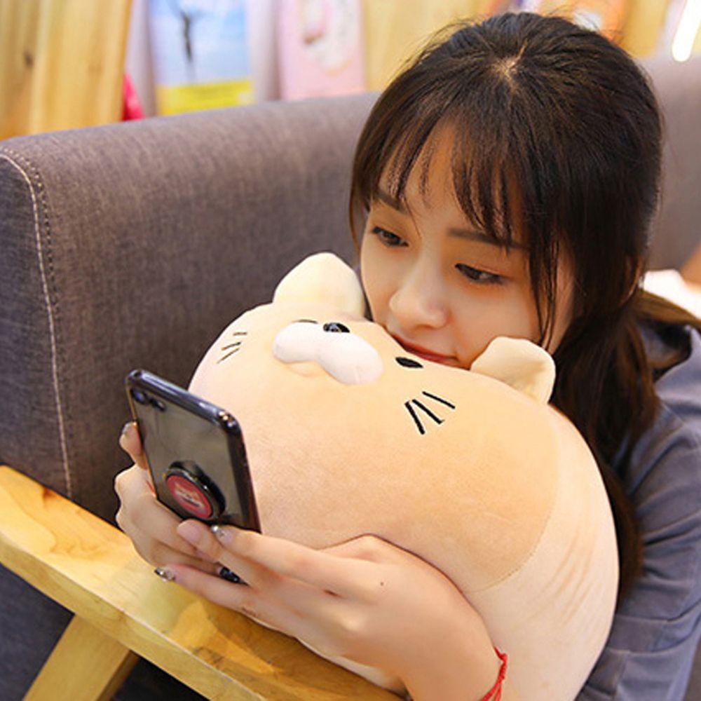 REBUY1 Mèo Pussy Nhồi Bông Mềm Mại Trang Trí Phòng Bé