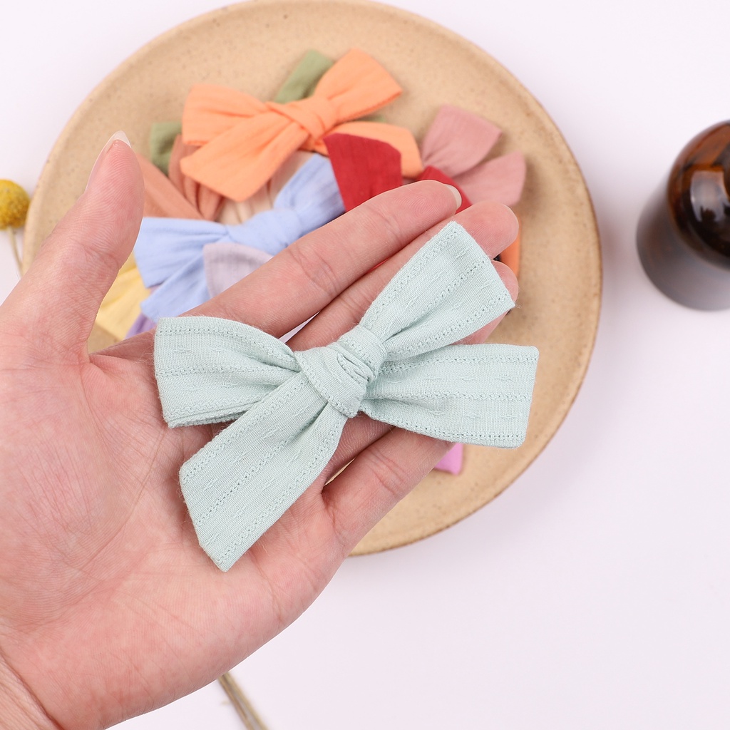 Kẹp tóc nơ KIDSBOWS thiết kế nhỏ xinh xắn cho bé gái