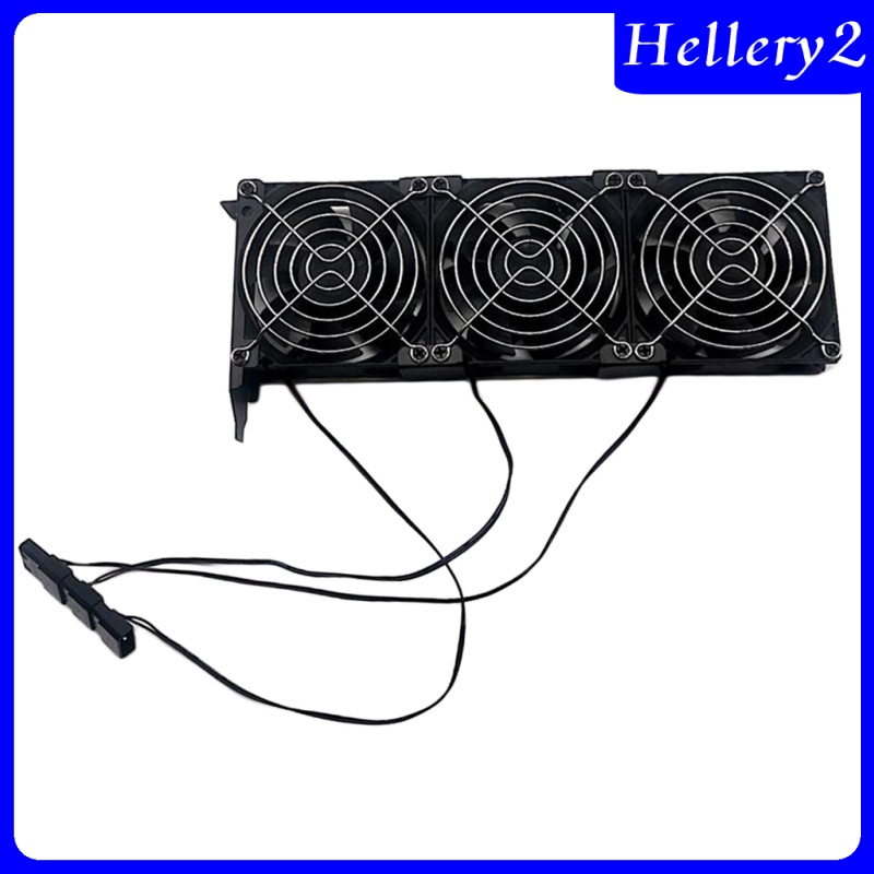 [HELLERY2] PCIe 3-Fan GPU Cooler Computer Chassis Video Graphics Card Cooling Fans 90mm