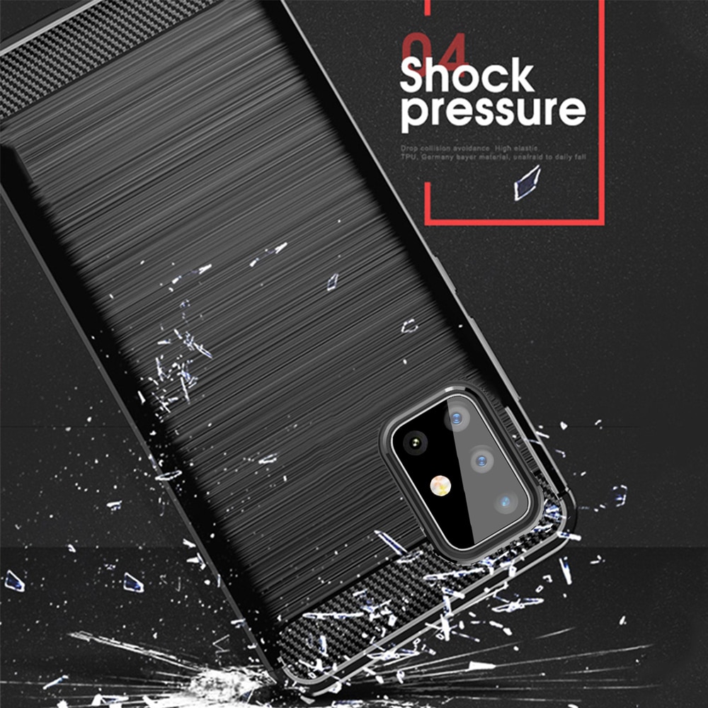 Ốp điện thoại họa tiết sợi carbon cho Samsung Galaxy A02s A03s A12 A22 A32 A52 A72 A01 A11 A21S A31 A51 A71 M31 M51