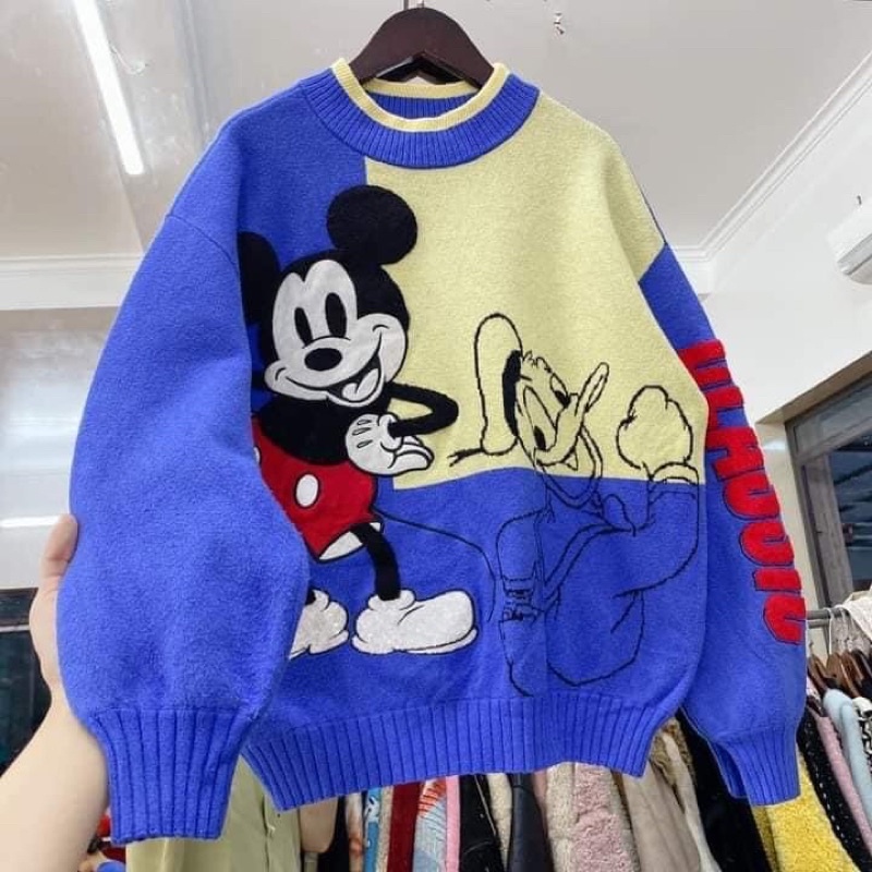 Áo len hoạ tiết hàng quảng châu