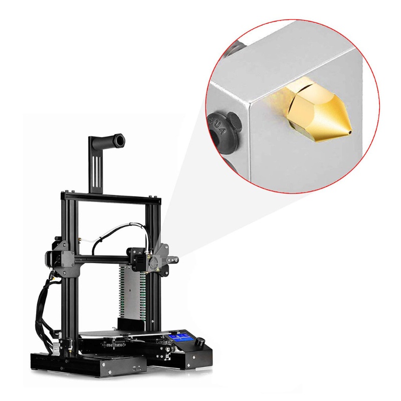 Bộ 25 Đầu Phun Mk8 0.4mm Thay Thế Cho Máy In 3d