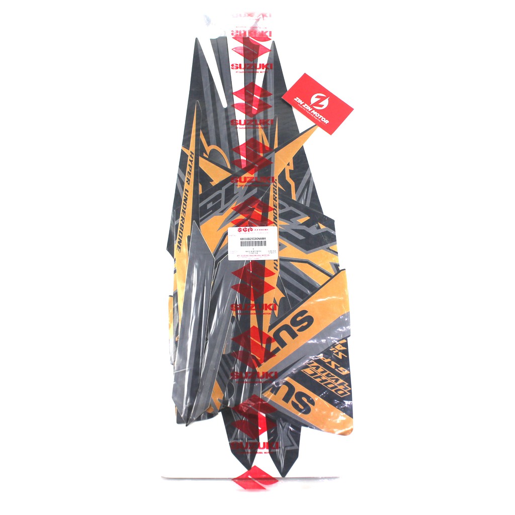 Tem Raider Xăng Cơ Đen Đồng 68000B25G90NAMX