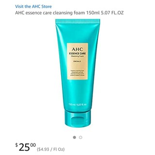 Sữa rửa mặt AHC Essence Care Cleasing Foam Emerald