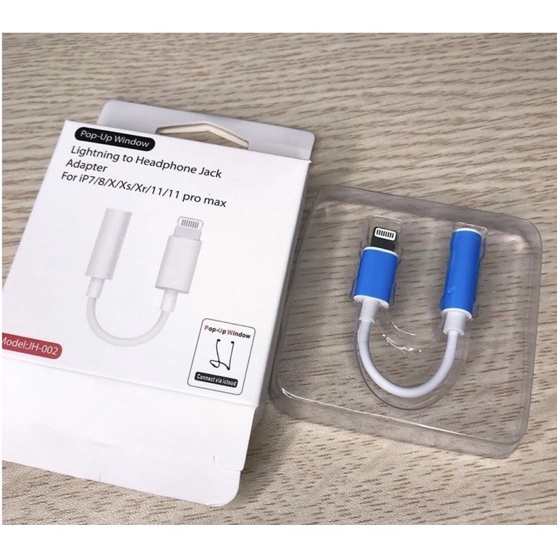 Cáp chuyển đổi tai nghe IPsang chân tròn 3.5 mm cắm tai nghe-Dây Zắc,giắc,Jack[1 Cổng]