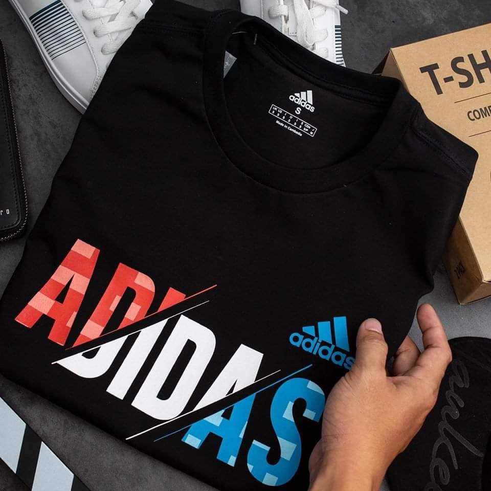 Áo Thun Adidas Nam Nữ Chính Hãng 100% Cotton Mẫu 12