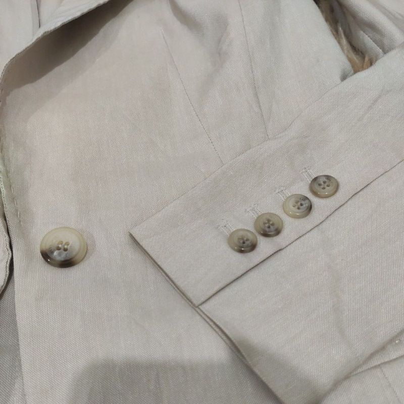 Blazer Hàn size lớn màu beige