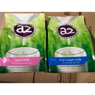 Sữa a2 nguyên kem, tách kem dạng bột 1kg, milo 750g, 1kg úc - mẫu mới