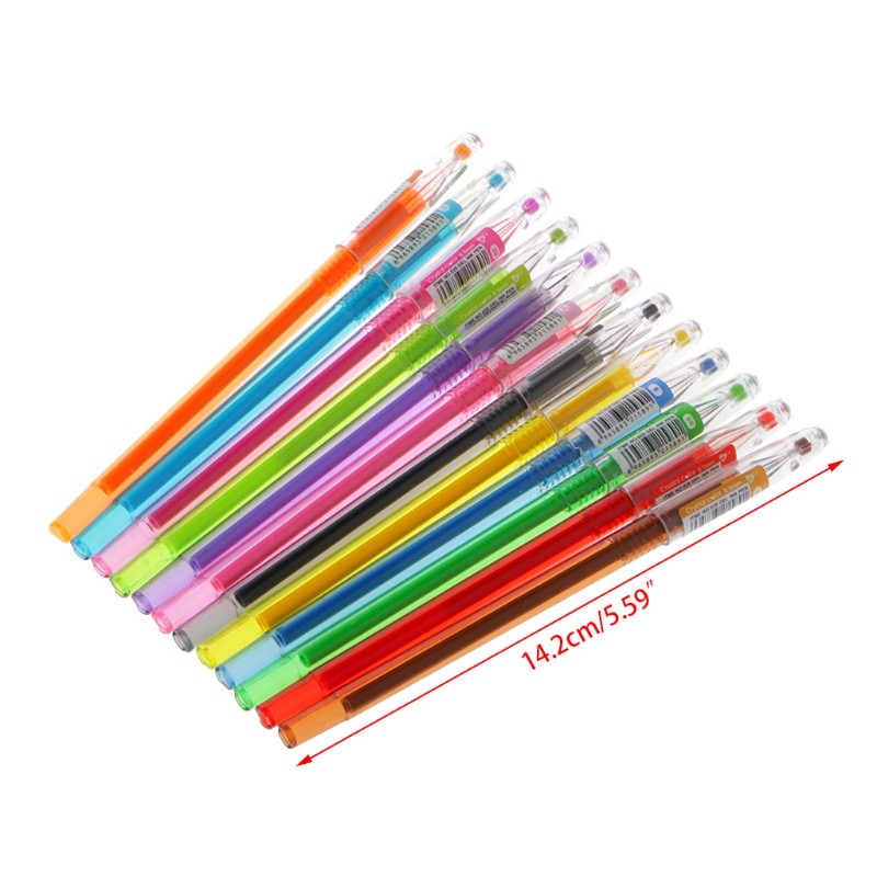 Set 12 Bút Mực Gel Màu Cho Học Sinh