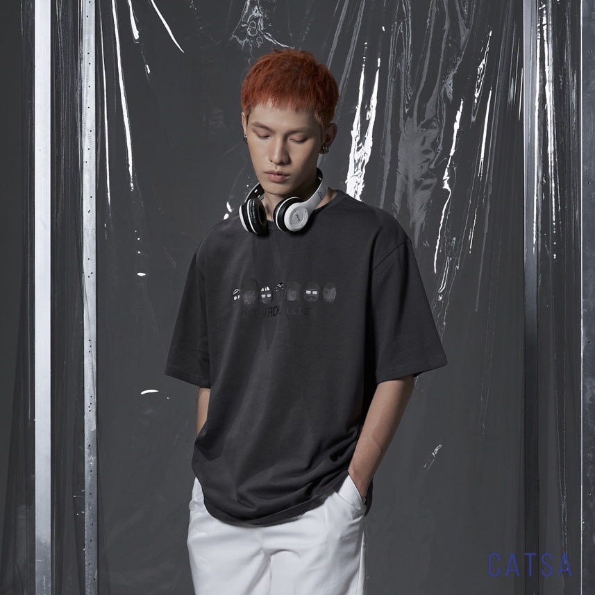 Áo thun cổ tròn Vân Tay chất liệu Cotton Single co giãn 2 chiều, thấm hút mồ hôi ATN322 - ATN323